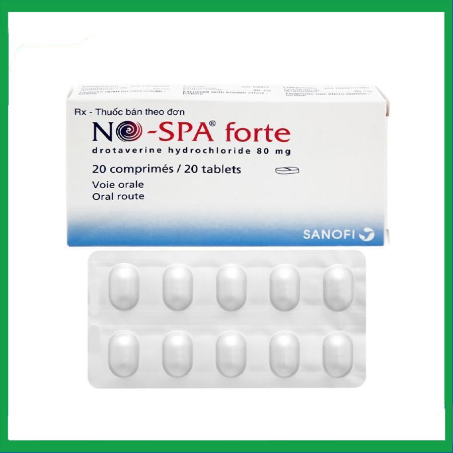 No-spa-Forte-80mg.jpg Nhà Thuốc Tiến Thành - No spa Forte 80mg
