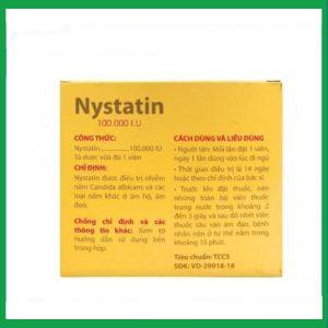 Nhà Thuốc Tiến Thành - Viên đặt âm đạo Nystatin 100.000 I.U PV Pharma điều trị nhiễm nấm âm hộ, âm đạo (12 viên) 2 Nhà Thuốc Tiến Thành - Nystatin 3