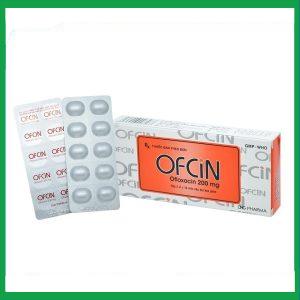 Thuốc Ofcin 200mg điều trị viêm phế quản nặng (2 vỉ x 10 viên)