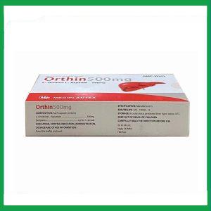 Nhà Thuốc Tiến Thành - Viên nang cứng Orthin 500mg điều trị hội chứng tăng amoniac (3 vỉ x 10 viên) 2 Nhà Thuốc Tiến Thành - Orthin 3