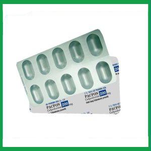 Nhà Thuốc Tiến Thành - Viên nén Pacfon 200 USP điều trị bệnh đường hô hấp, viêm phổi cấp (1 vỉ x 10 viên) 2 Nhà Thuốc Tiến Thành - Pacfon 3