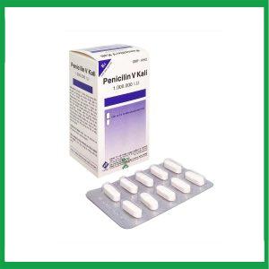 Thuốc Penicilin V Kali 1.000.000 I.U Vidipha điều trị và dự phòng các chứng nhiễm khuẩn (10 vỉ x 10 viên)