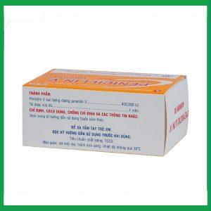 Nhà Thuốc Tiến Thành - Thuốc Penicillin V 400000 IU Mekophar điều trị các chứng nhiễm khuẩn (10 vỉ x 10 viên) 1 Nhà Thuốc Tiến Thành - Penicillin V 2