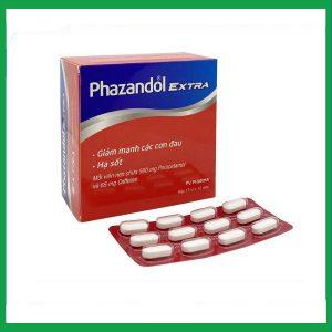 Thuốc Phazandol Extra Phúc Vinh hỗ trợ giảm đau và hạ sốt (15 vỉ x 12 viên)
