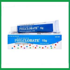 Kem bôi da PhilClobate Phil Inter Pharma điều trị viêm da, chàm, chàm dị ứng (15g)