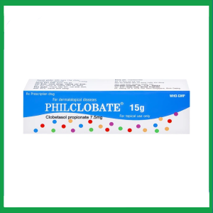 Nhà Thuốc Tiến Thành - Kem bôi da PhilClobate Phil Inter Pharma điều trị viêm da, chàm, chàm dị ứng (15g) 2 Nhà Thuốc Tiến Thành - Phil clobate1