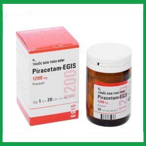Thuốc Piracetam 1200mg điều trị hội chứng tâm thần thực thể, chứng giật rung cơ (20 viên)