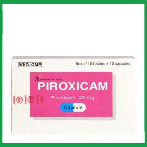 Viên nang Piroxicam 20mg kháng viêm, giảm đau xương khớp