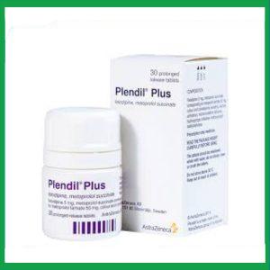 Plendil Plus trị tăng huyết áp ( Hộp 30 viên)