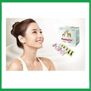 Nhà Thuốc Tiến Thành - Thuốc da liễu Plomingstyn hộp 60 viên ngừa sạm da, ngăn ngừa rụng tóc, nổi mề đay, mụn nhọt 2 Nhà Thuốc Tiến Thành - Plomingstyn 1