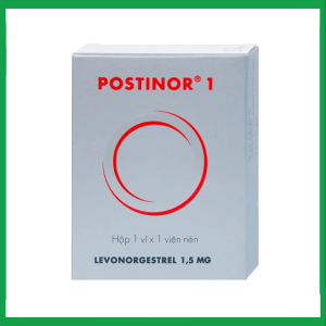 Thuốc Postinor 1 Gedeon dùng tránh thai khẩn cấp trong vòng 72 giờ sau giao hợp (1 viên)
