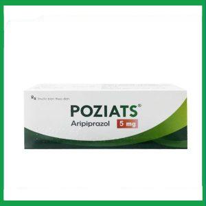 Thuốc Poziats 5mg điều trị tâm thần phân liệt, điều trị rối loạn lưỡng cực cấp tính (3 vỉ x 10 viên)