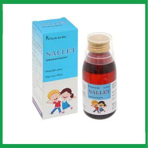 Dung dịch uống Sallet Hà Nam điều trị hen phế quản, co thắt phế quản (100ml)