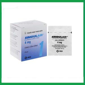 Cốm Singulair 4mg MSD điều trị hen phế quản mạn tính (28 gói)
