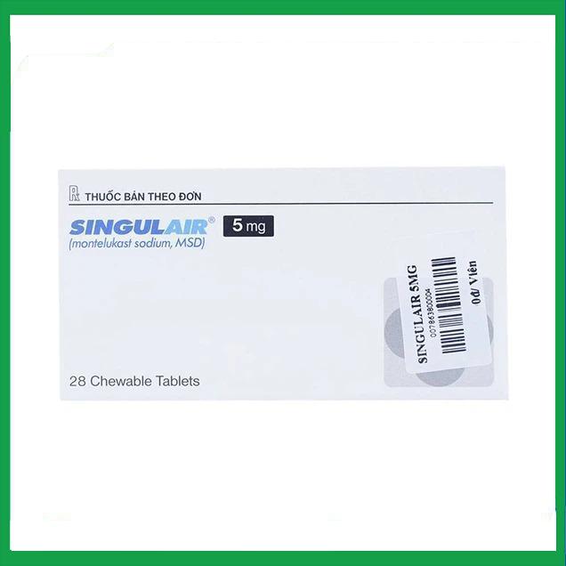 Singulair-5mg.jpg Nhà Thuốc Tiến Thành - Singulair 5mg