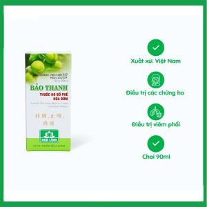 Siro Bảo Thanh 90ml của Dược phẩm Hoa Linh