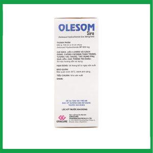 Nhà Thuốc Tiến Thành - Siro Olesom Gracure điều trị bệnh hô hấp cấp và mãn tính, viêm phế quản (100ml) 2 Nhà Thuốc Tiến Thành - Siro Olesom1