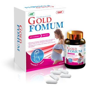 Goldfomum - Viên uống bổ sung vitamin cho bà bầu (Hộp 30 viên)