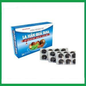Nhà Thuốc Tiến Thành - Viên ngậm ho La Hán Quả Tana bổ phế, giảm đờm, dịu ho (Hộp 3vỉ x8viên) 1 Nhà Thuốc Tiến Thành - Smart pharma 18 1