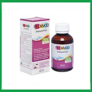 Siro Pediakid Immuno-Fort hỗ trợ tăng đề kháng, giúp bảo vệ sức khỏe (125ml)