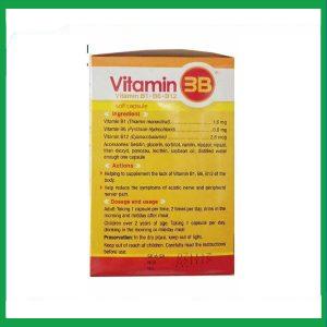 Nhà Thuốc Tiến Thành - Viên uống Vitamin 3B Phúc Vinh giảm các triệu chứng đau thần kinh tọa, thần kinh ngoại biên (10 vỉ x 10 viên) 1 Nhà Thuốc Tiến Thành - Smart pharma 2024 11 29T111327.616
