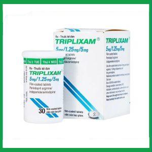 Thuốc Triplixam 5mg/1.25mg/5mg Servier điều trị tăng huyết áp (30 viên)