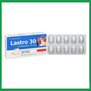 Viên nang cứng Lastro 30mg DHG Pharma điều trị viêm thực quản (3 vỉ x 10 viên)