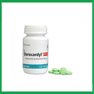 Thuốc Dorocardyl 40mg trị tăng huyết áp, đau thắt ngực ( Lọ 100 viên)