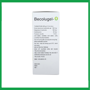 Nhà Thuốc Tiến Thành - Hỗn dịch uống Becolugel-O giảm đau do viêm loét dạ dày, tá tràng ( Hộp 20 gói x 10ml) 1 Nhà Thuốc Tiến Thành - Smart pharma 2024 12 24T174754.914