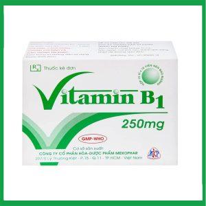 Thuốc Vitamin B1 250mg Mekophar điều trị tình trạng thiếu Vitamin B ( Hộp 10 vỉ x 10 viên)