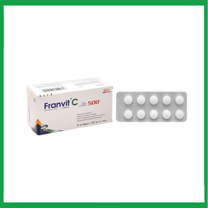 Franvit C.Ex 500 bổ sung vitamin C, tăng đề kháng ( Hộp 5 vỉ x 10 viên)