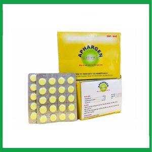 Thuốc Aphargen Armephaco điều trị ngạt mũi, sổ mũi, nhức đầu ( Hộp 25vỉ x 20viên)