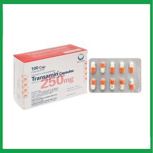 Thuốc Transamin Olic điều trị bệnh bạch cầu, thiếu máu bất sản (10 vỉ x 10 viên)
