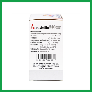 Nhà Thuốc Tiến Thành - Thuốc Amoxicilin 500mg TW1 điều trị nhiễm khuẩn (10 vỉ x 10 viên) 3 Nhà Thuốc Tiến Thành - Smart pharma 2024 12 28T210049.170