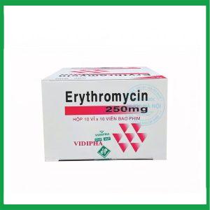 Nhà Thuốc Tiến Thành - Thuốc Erythromycin 250mg (Vidipha) điều trị nhiễm khuẩn ( Hộp 10 vỉ x 10 viên) 2 Nhà Thuốc Tiến Thành - Smart pharma 2024 12 29T150104.918