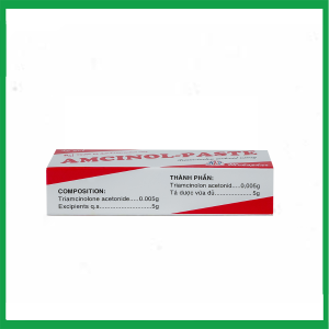 Nhà Thuốc Tiến Thành - Gel Amcinol - Paste trị viêm miệng, lợi và môi ( Hộp 1 tuýp 5g) 2 Nhà Thuốc Tiến Thành - Smart pharma 2025 01 01T153356.927