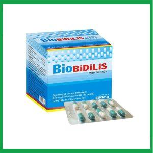 Men tiêu hoá Biobidilis hỗ trợ điều trị rối loạn tiêu hoá ( Hộp 10 vỉ x 10 viên)