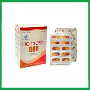 Thuốc Helcrosin 500mg TW1 điều trị nhiễm khuẩn (10 vỉ x 10 viên)