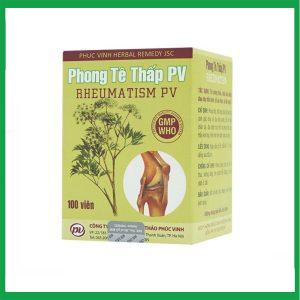 Nhà Thuốc Tiến Thành - Thuốc Phong Tê Thấp PV điều trị phong thấp, thắt lưng, đầu gối đau nhức ( Hộp 1 lọ 100 viên) 1 Nhà Thuốc Tiến Thành - Smart pharma 2025 01 06T112357.507