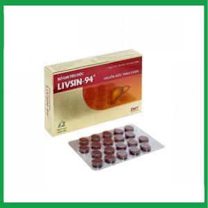 Nhà Thuốc Tiến Thành - Viên nén Livsin-94 Hà Tây điều trị viêm gan cấp và mãn tính, suy gan (2 vỉ x 20 viên) 1 Nhà Thuốc Tiến Thành - Smart pharma 2025 01 06T160056.291