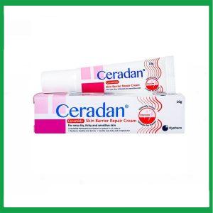 Kem phục hồi da Ceradan Ceramide Skin Barrier Repair Cream dành cho da khô, kích ứng và nhạy cảm ( Hộp 1 tuýp 10g)
