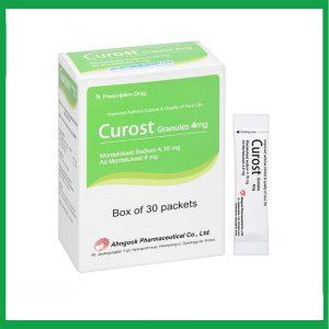 Thuốc cốm Curost Granules 4mg trị hen phế quản ( Hộp 30 gói)