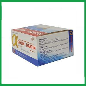 Nhà Thuốc Tiến Thành - Thuốc Alpha Chysin Daktin điều trị các tình trạng viêm, sưng phù trong viêm xương khớp, chấn thương mô mềm, phẫu thuật ( Hộp 20 vỉ x 10 viên) 1 Nhà Thuốc Tiến Thành - Smart pharma 2025 01 15T212354.999