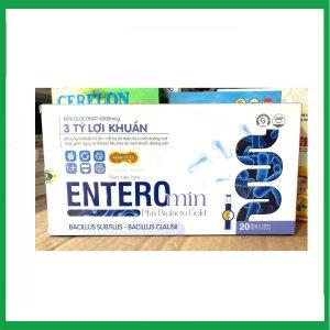 Men tiêu hoá Enteromin Plus Biolacto Gold 3 tỷ lợi khuẩn bổ sung vi khuẩn có ích, giảm nguy cơ rối loạn tiêu hoá ( Hộp 20 ống)