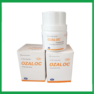 Thuốc Ozaloc điều trị loét dạ dày, tá tràng ( Hộp 1 lọ 14 viên)