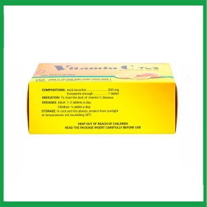 Nhà Thuốc Tiến Thành - Thuốc Vitamin C TW3 điều trị bệnh do thiếu vitamin C ( Hộp 10 vỉ x 10 viên) 2 Nhà Thuốc Tiến Thành - Smart pharma 2025 03 19T193005.263