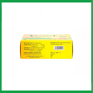 Nhà Thuốc Tiến Thành - Thuốc Vitamin C TW3 điều trị bệnh do thiếu vitamin C ( Hộp 10 vỉ x 10 viên) 1 Nhà Thuốc Tiến Thành - Smart pharma 2025 03 19T193036.855