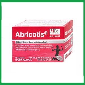 Thuốc Abricotis Probiotec hỗ trợ sức khỏe xương, cơ bắp, bổ sung canxi (6 vỉ x 10 viên)