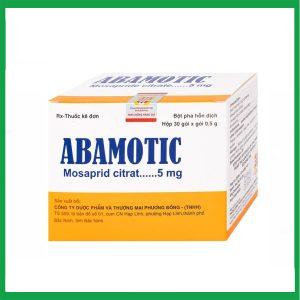 Bột pha uống Abamotic 5mg Phương Đông điều trị các triệu chứng tiêu hóa, viêm dạ dày ( Hộp 30 gói)