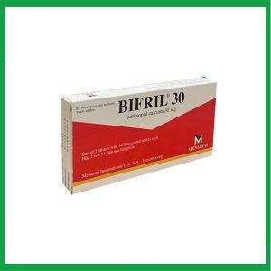 Thuốc Bifril 30 Menarini điều trị tăng huyết áp, nhồi máu cơ tim (2 vỉ x 14 viên)